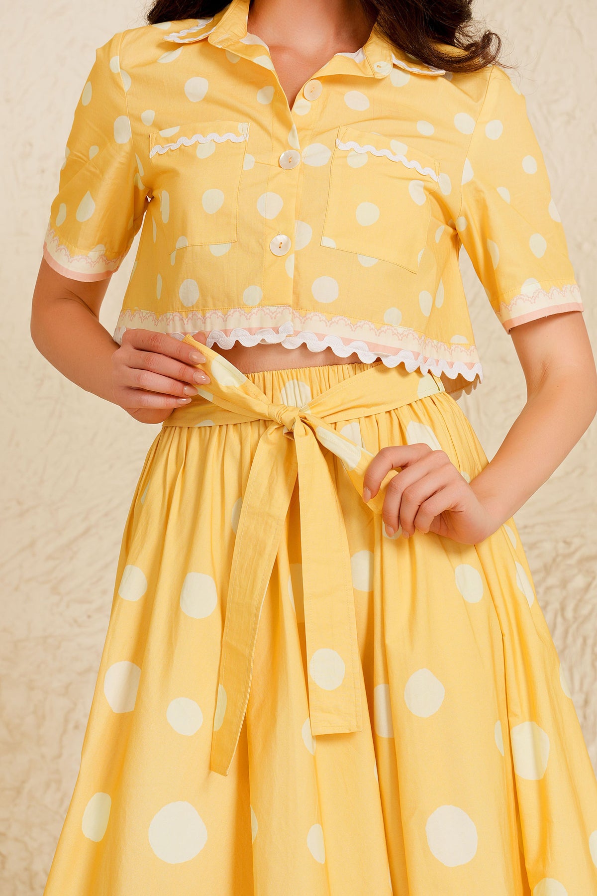 Lemon Sorbet Skirt Set