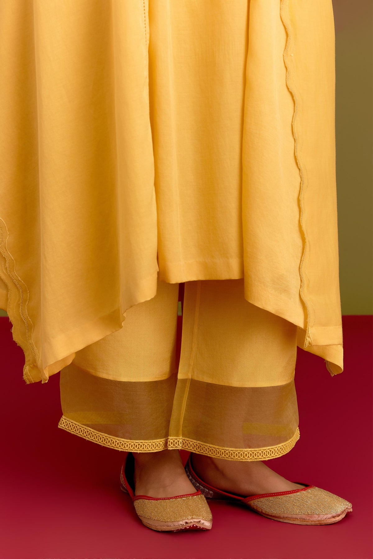 Yellow Kaftan Set