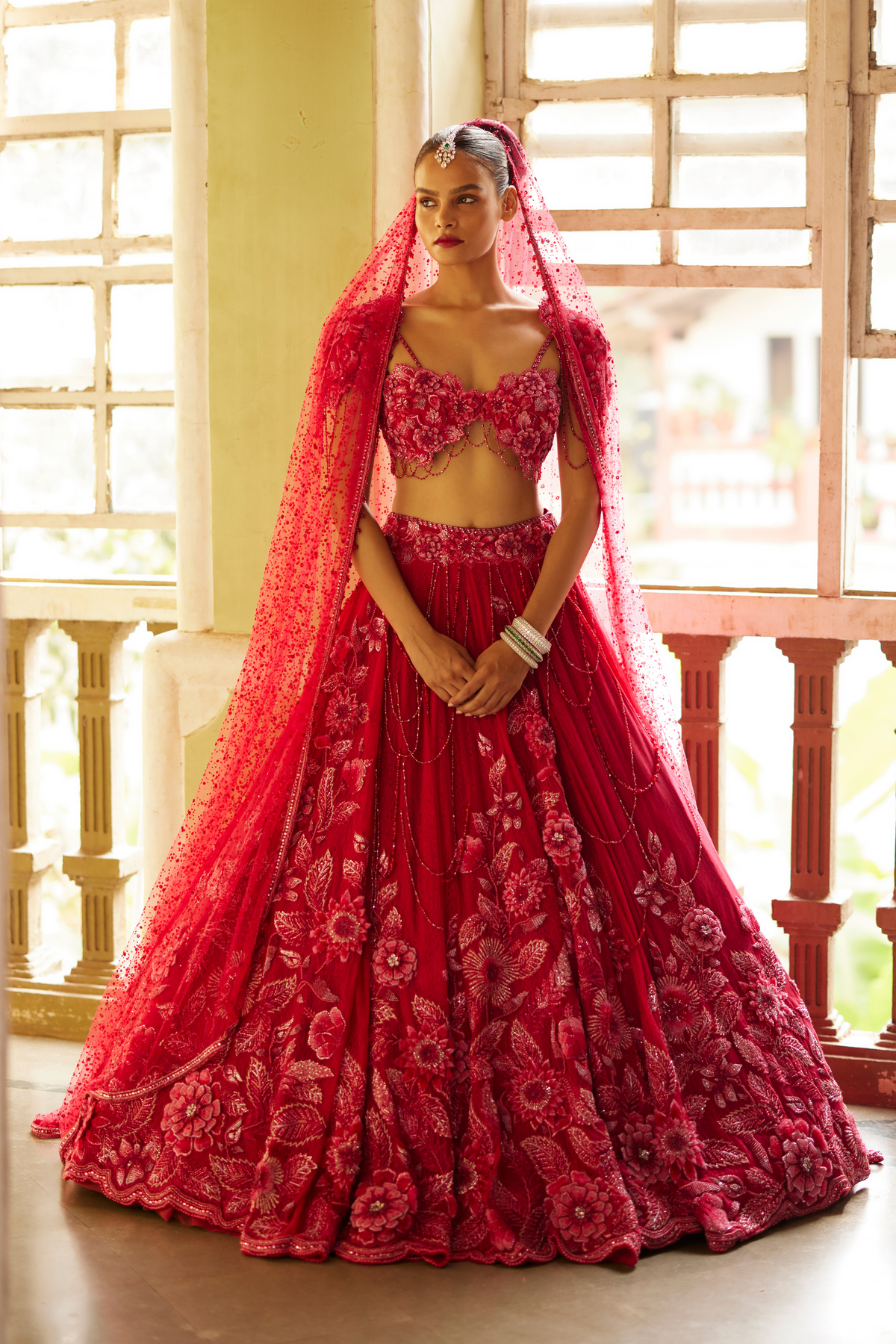 Red Lehenga Set