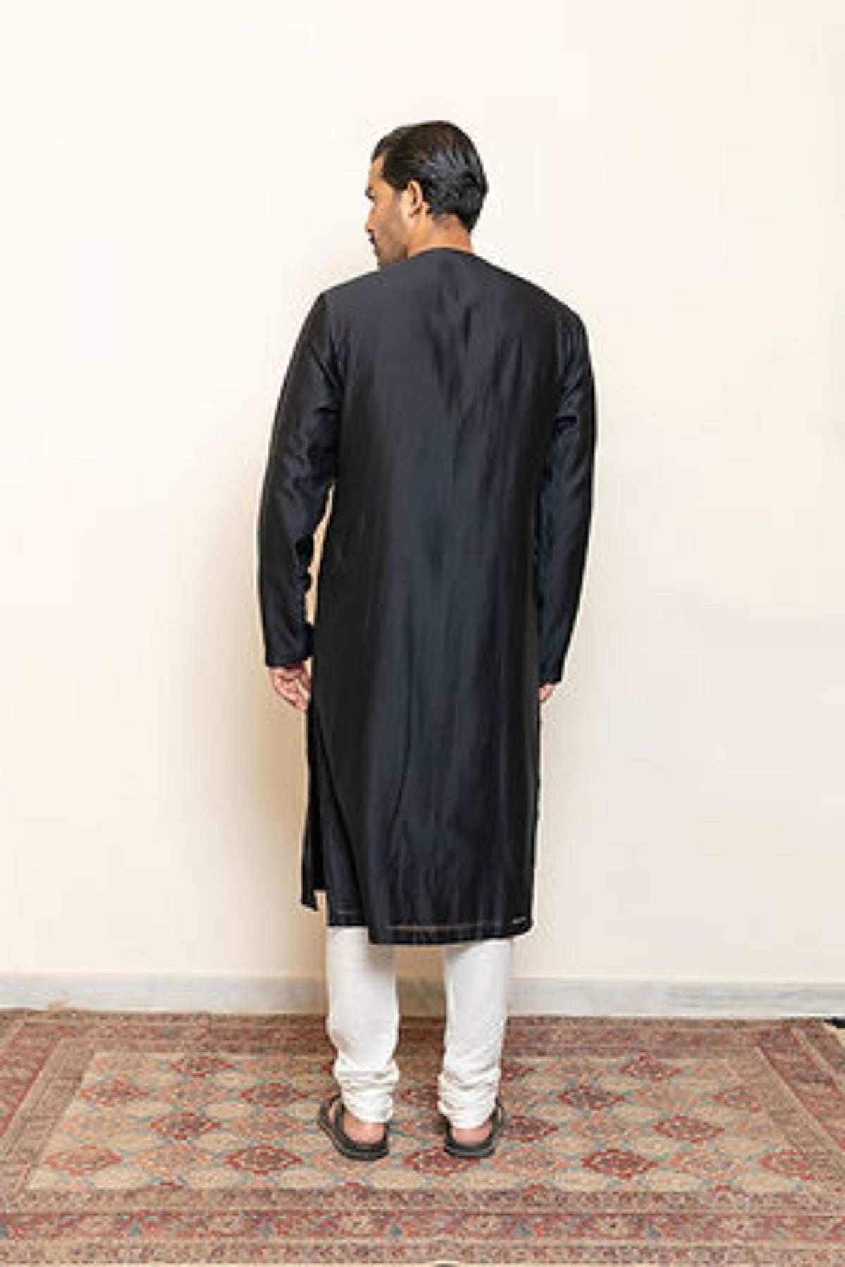 Black Rooman Kurta