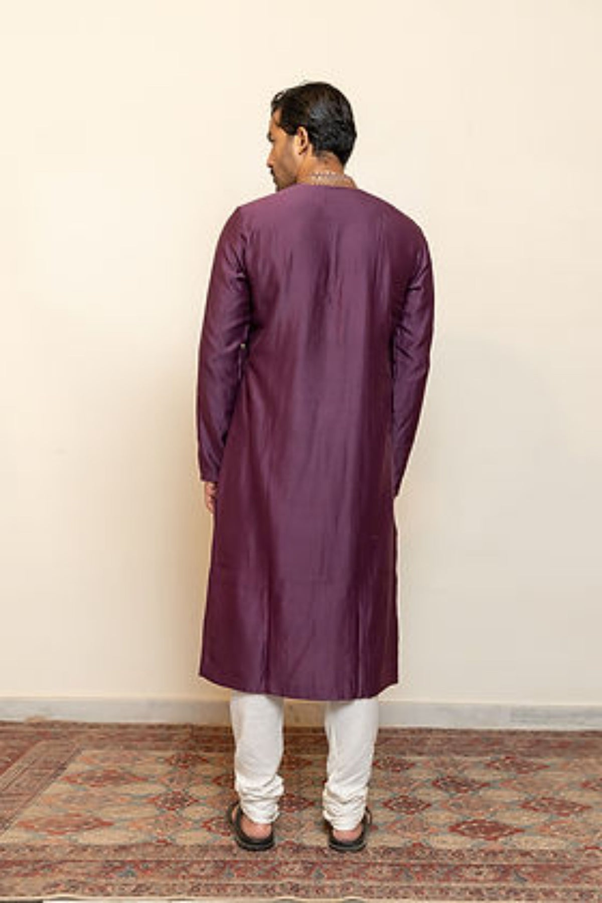 Aubergine Nawab Kurta