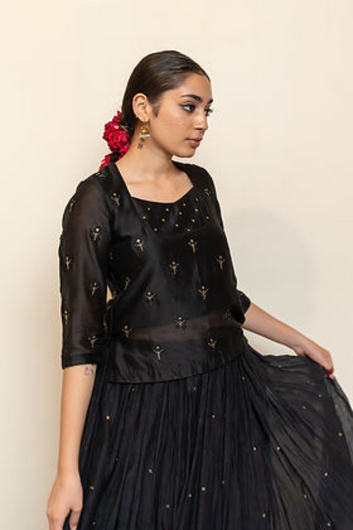 Black Heer Kanchadi Set