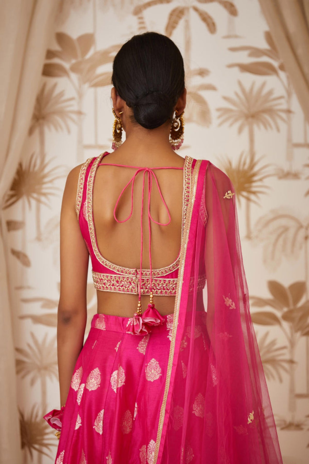 Magenta lehenga set