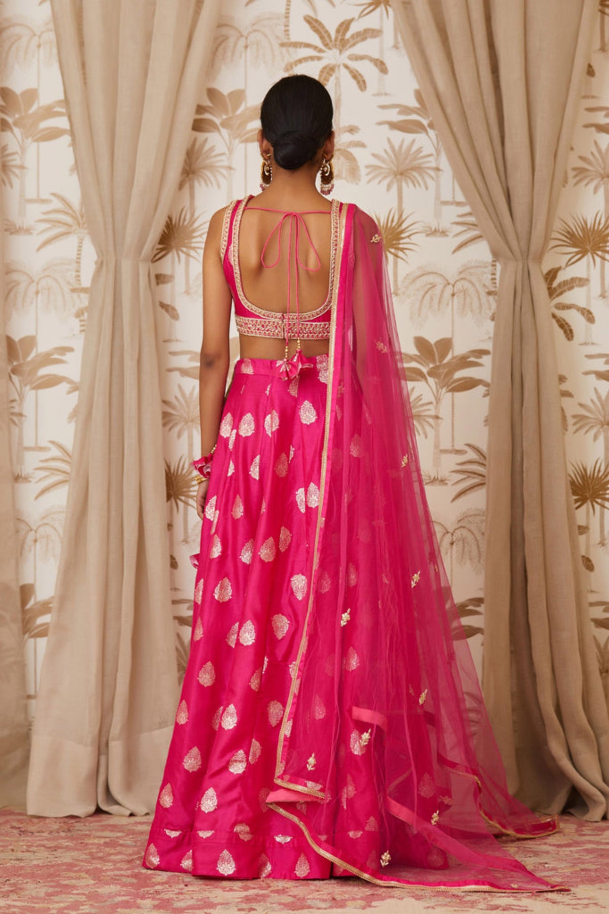 Magenta lehenga set