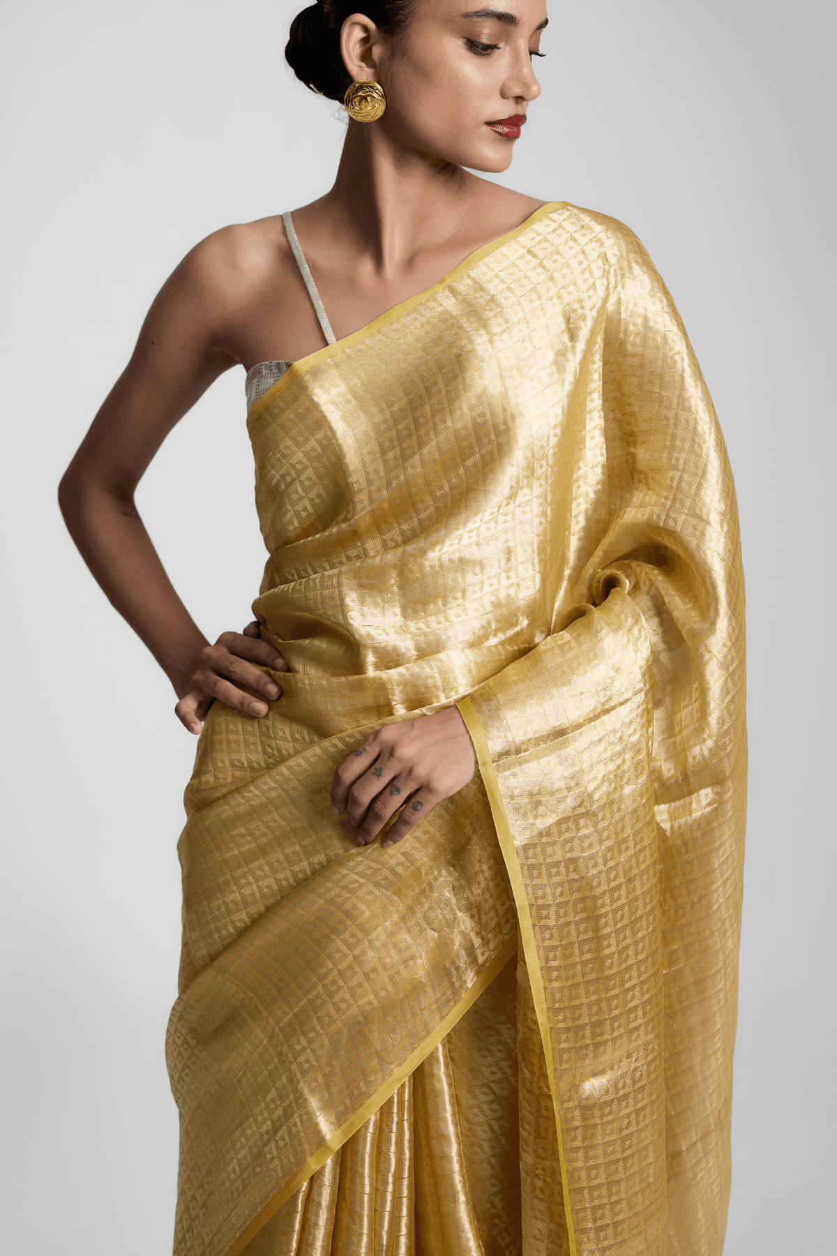 The Gold Dust Saree