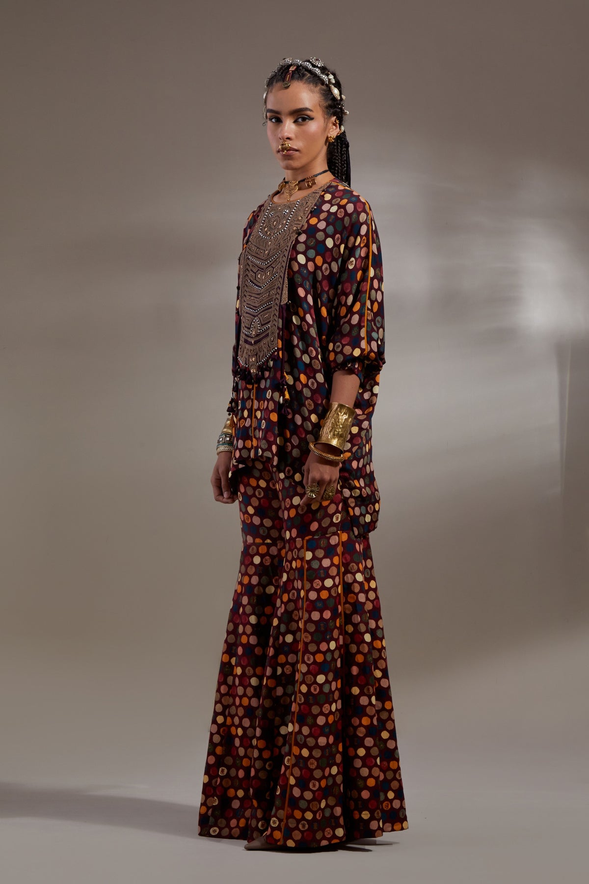 Kuru Trapeze Kurta Set