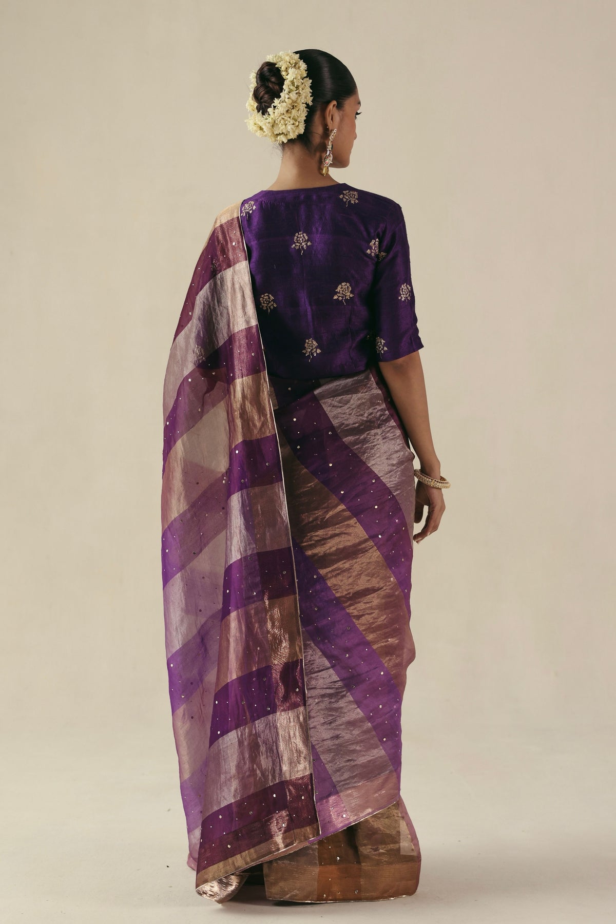 Purple Amber Saree