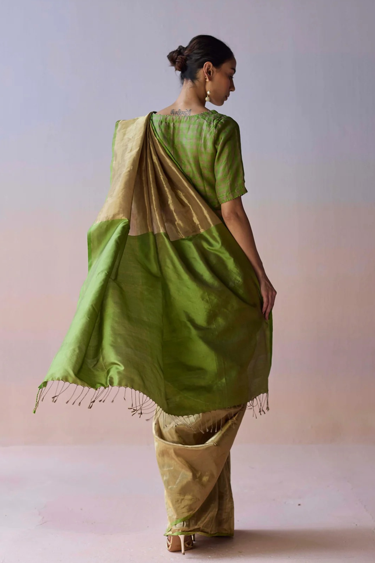 Eternal Glow Zari Saree