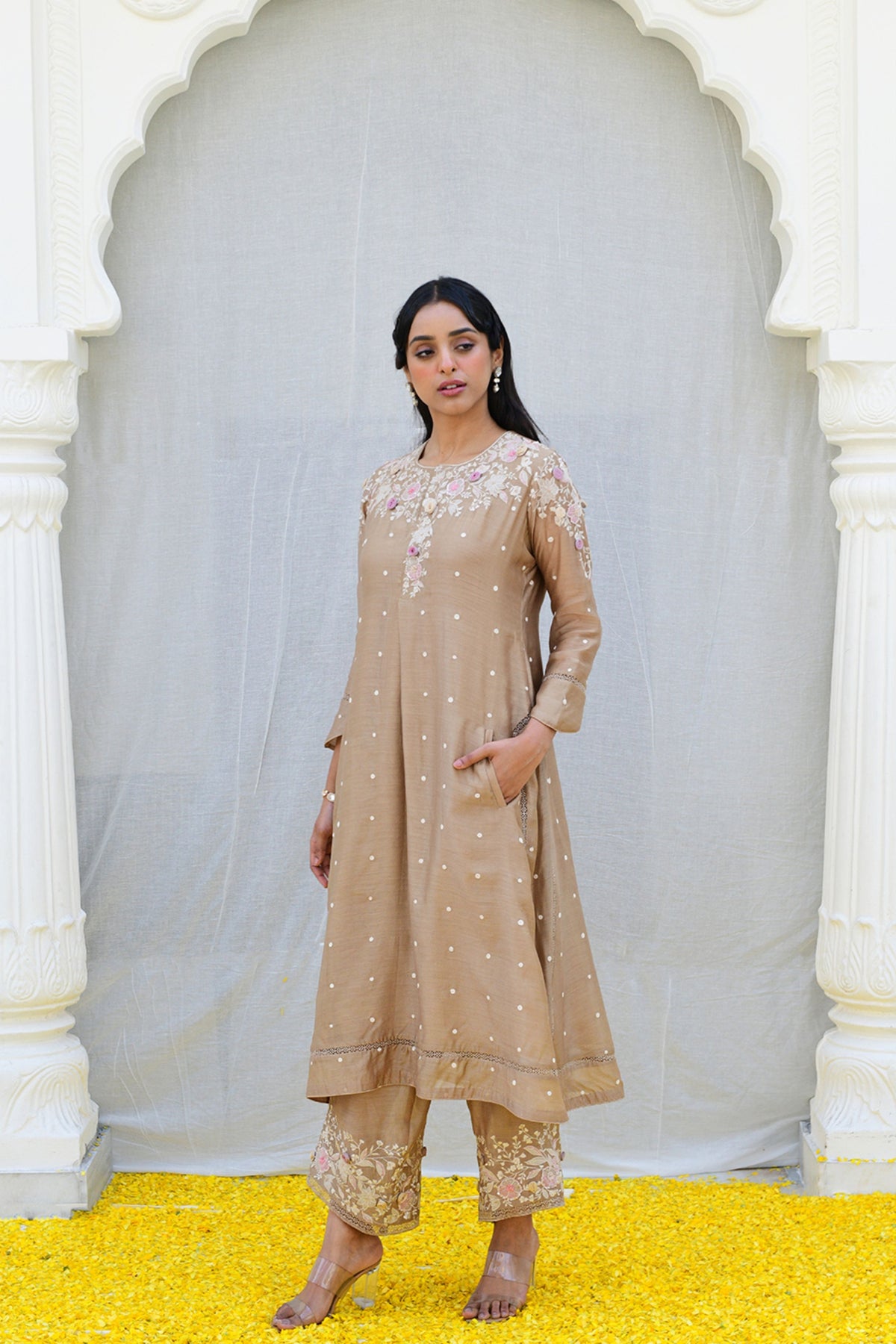 Ivory Light Long Kurta
