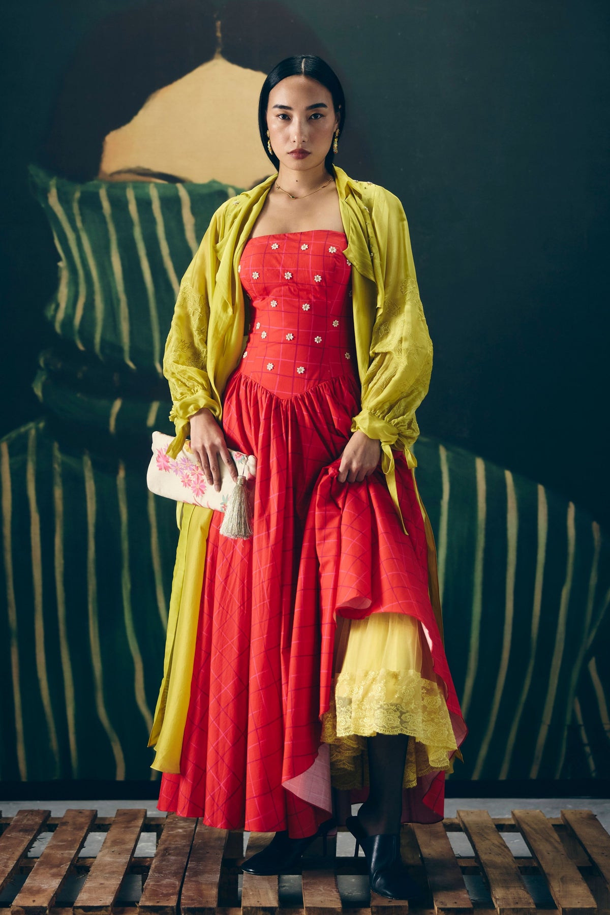 Akari Red Dress