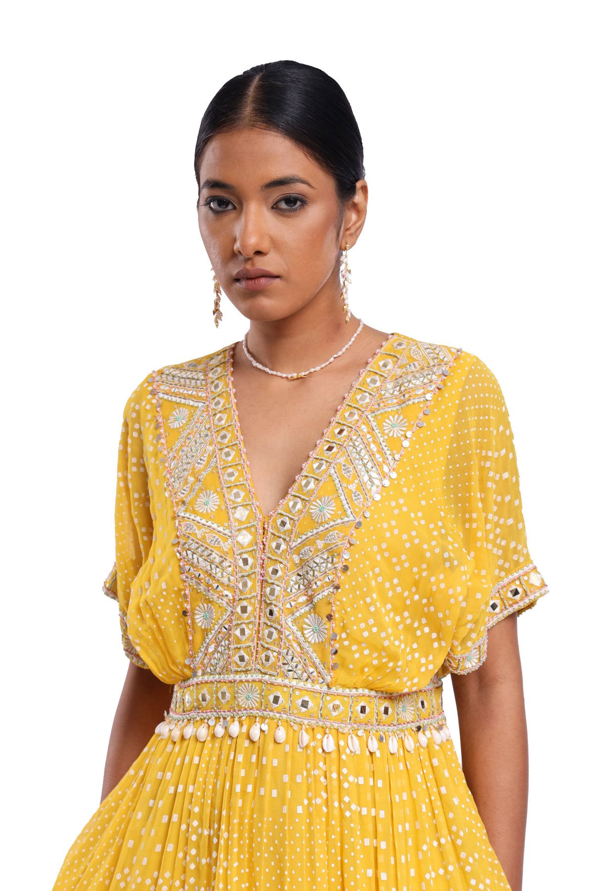 Yellow Asil Set