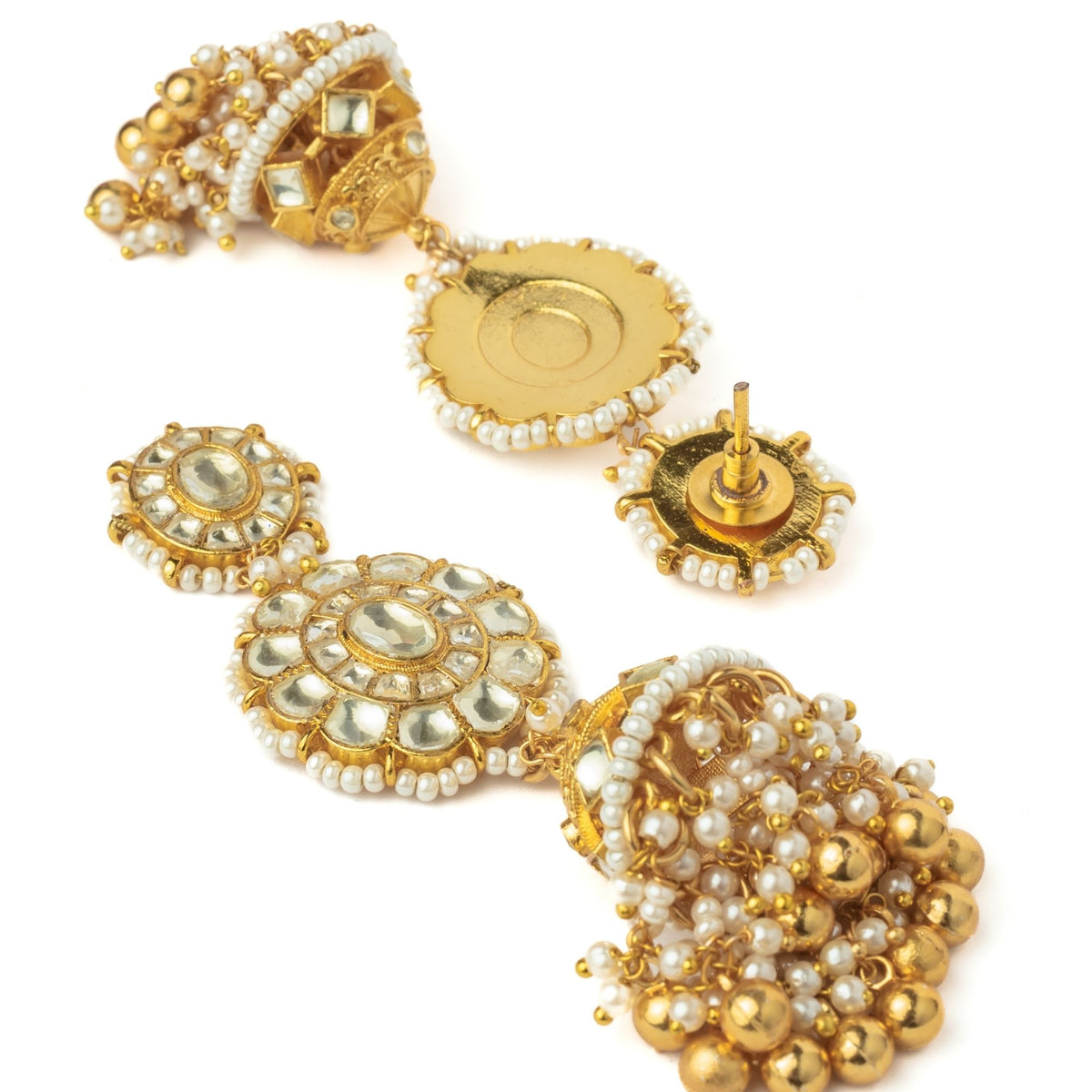 Polki Pair of Earrings