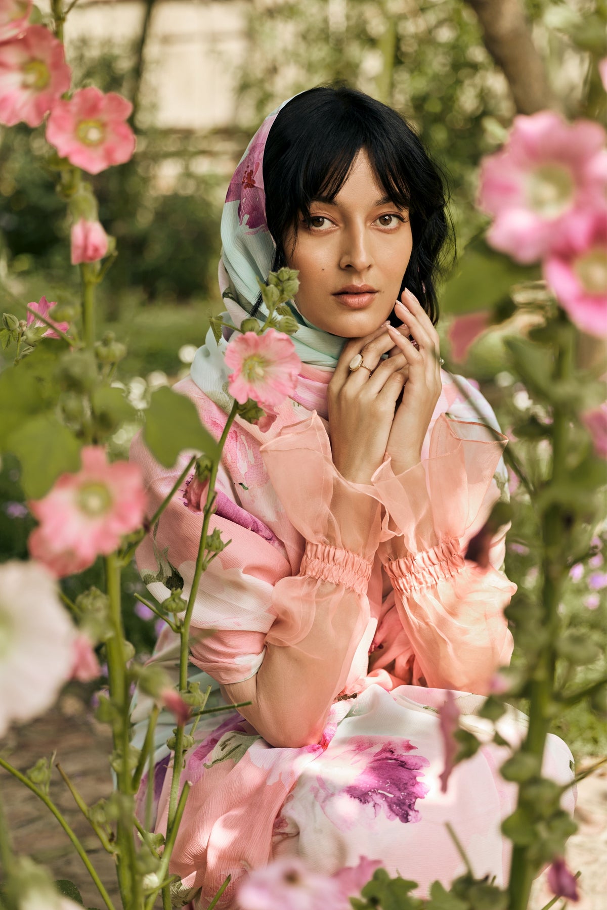 Alea Coral Reef Ombre Saree