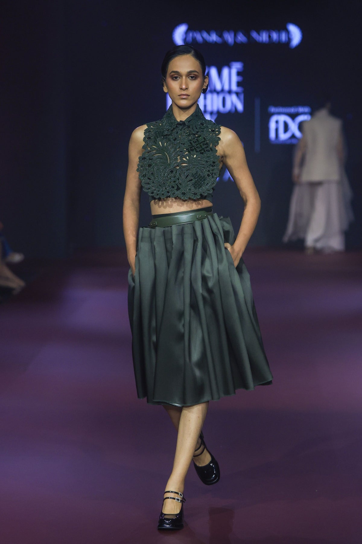 Chorus Cutwork Tuxedo Co-ord Set