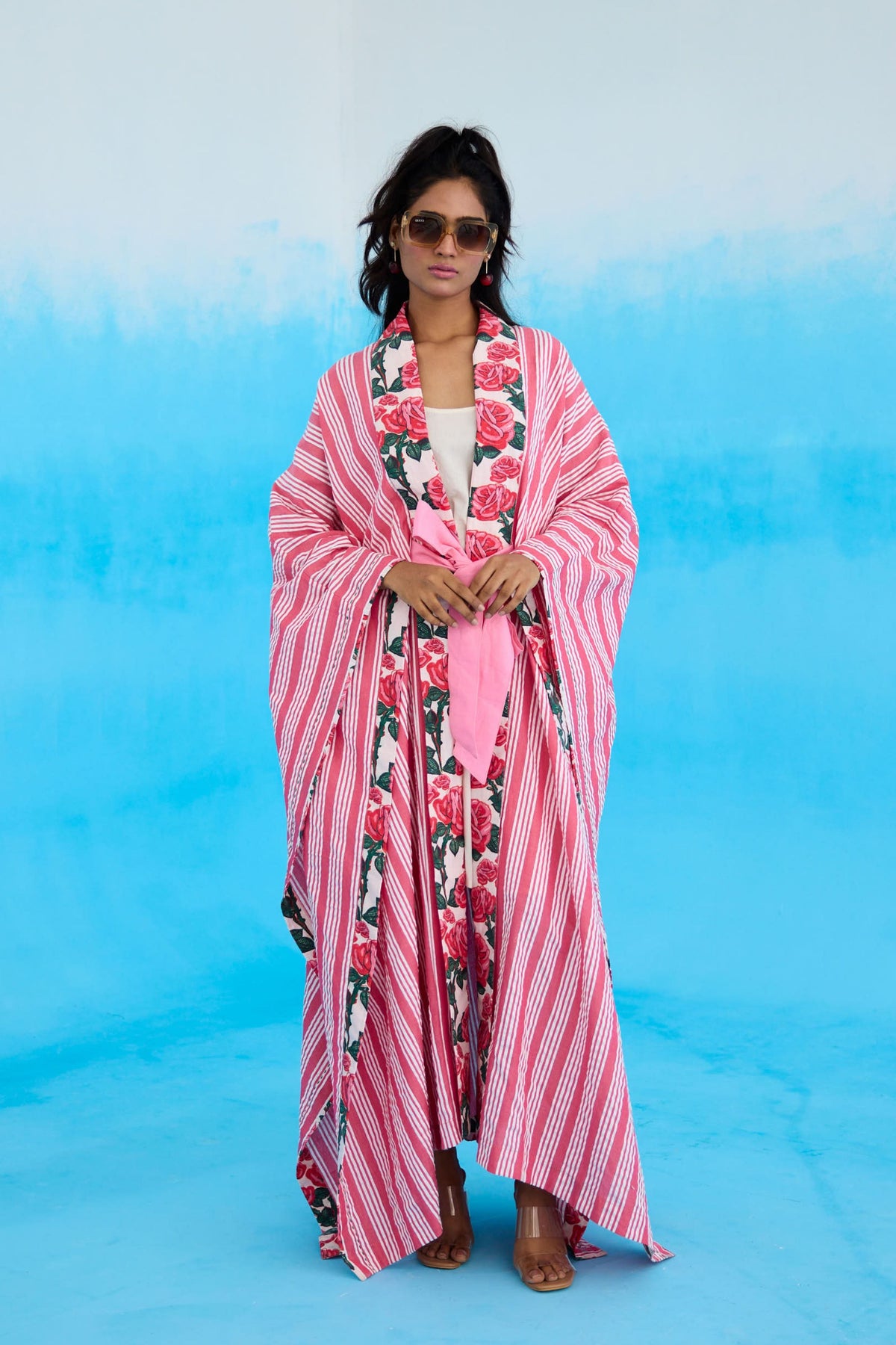 Pink Stripes Overgarment