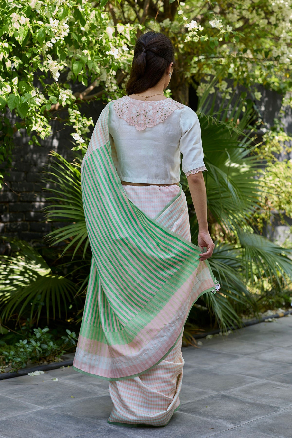 Crossroads Pink Saree