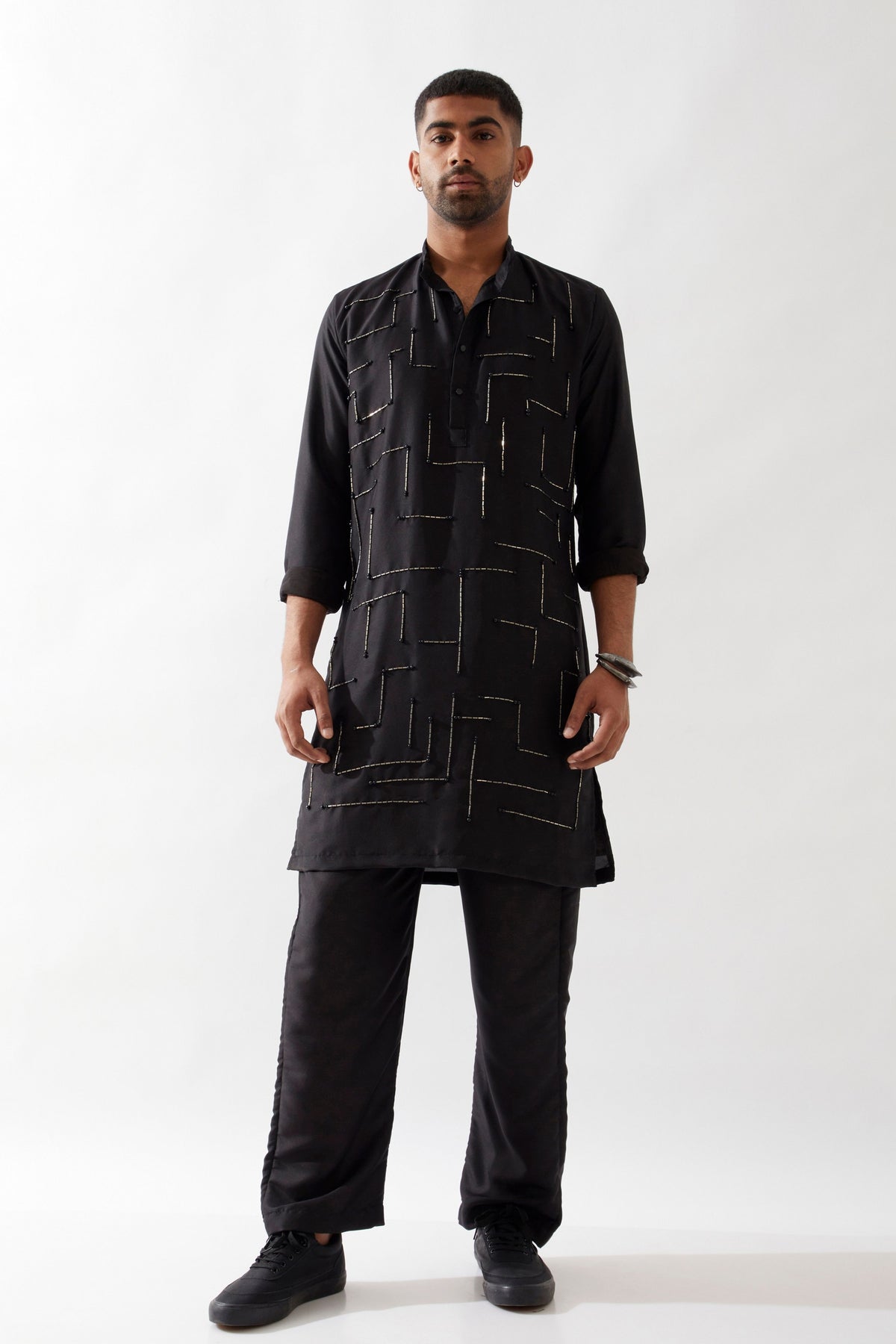 Noah Black Kurta Set