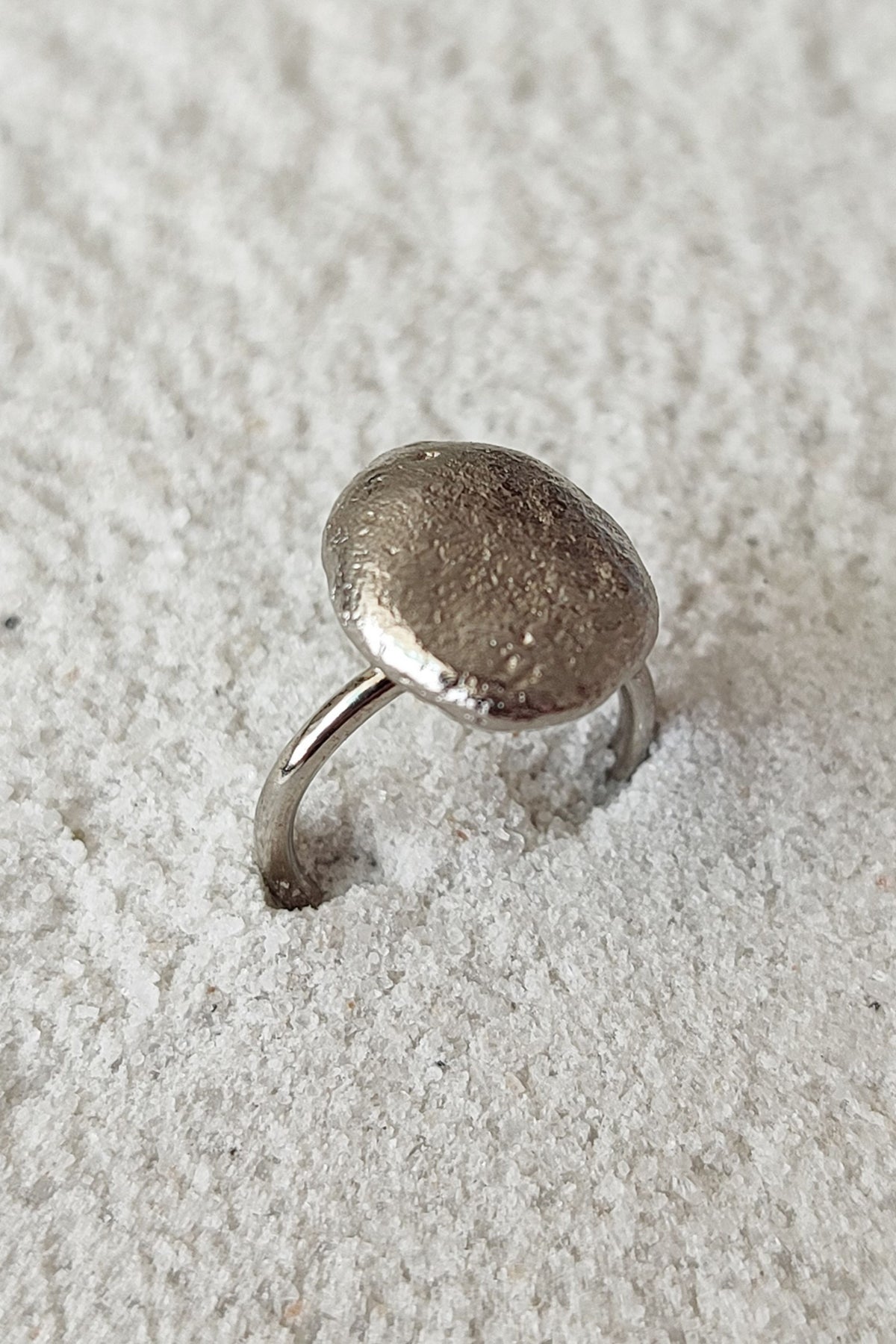 Drew Large Silver Ring