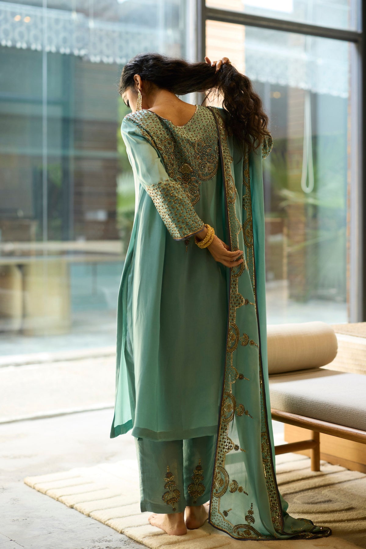 Blue Prana Kurta Set