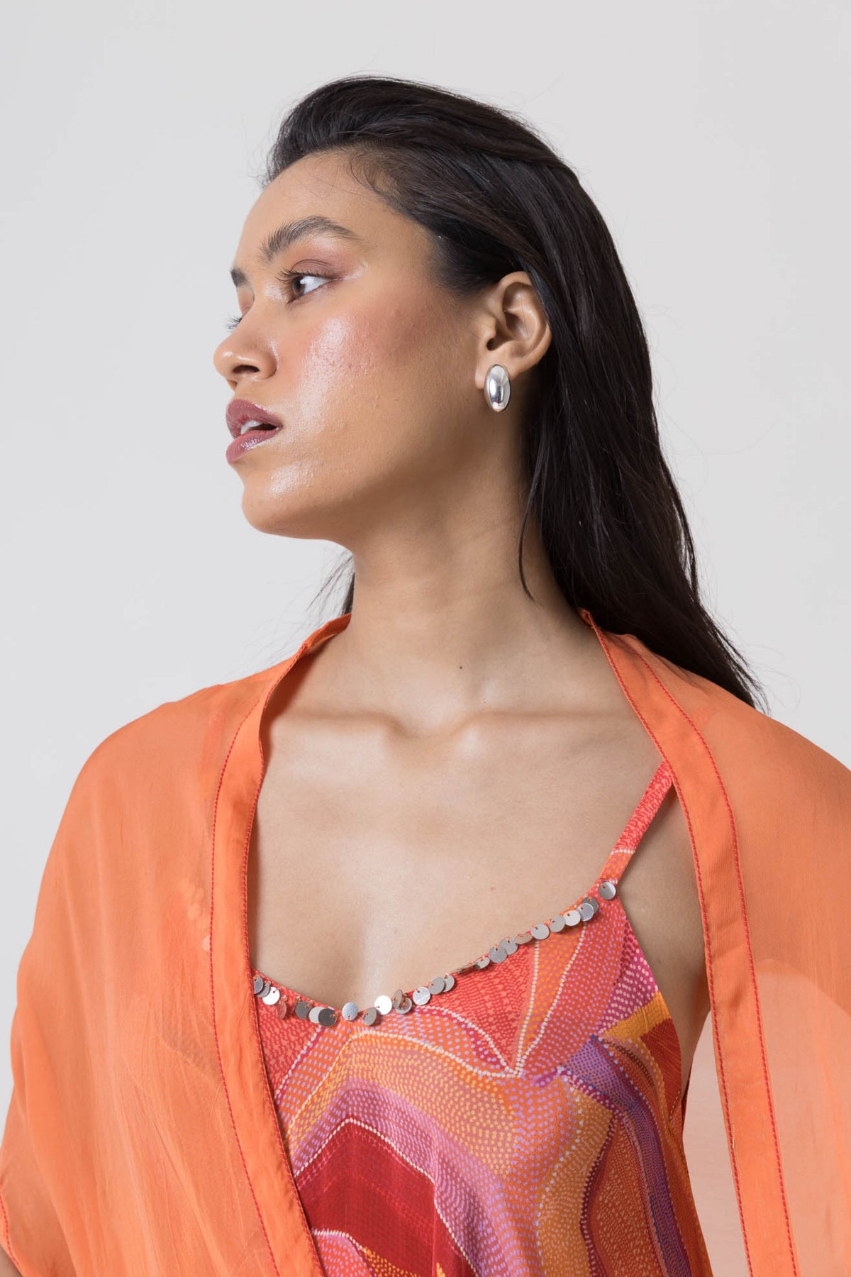 Citrus Dress and Cape Set