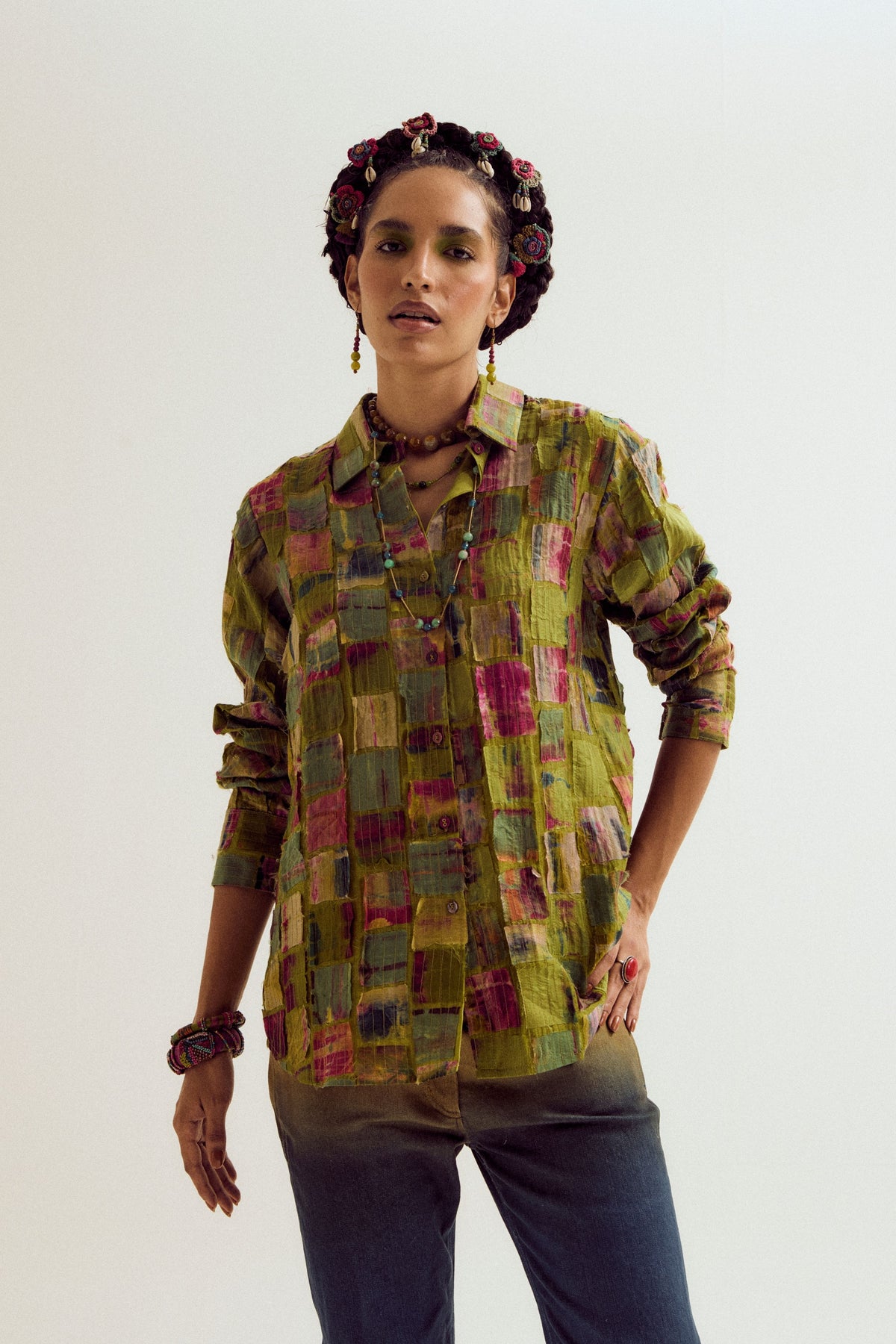 Green Cosmos Shirt