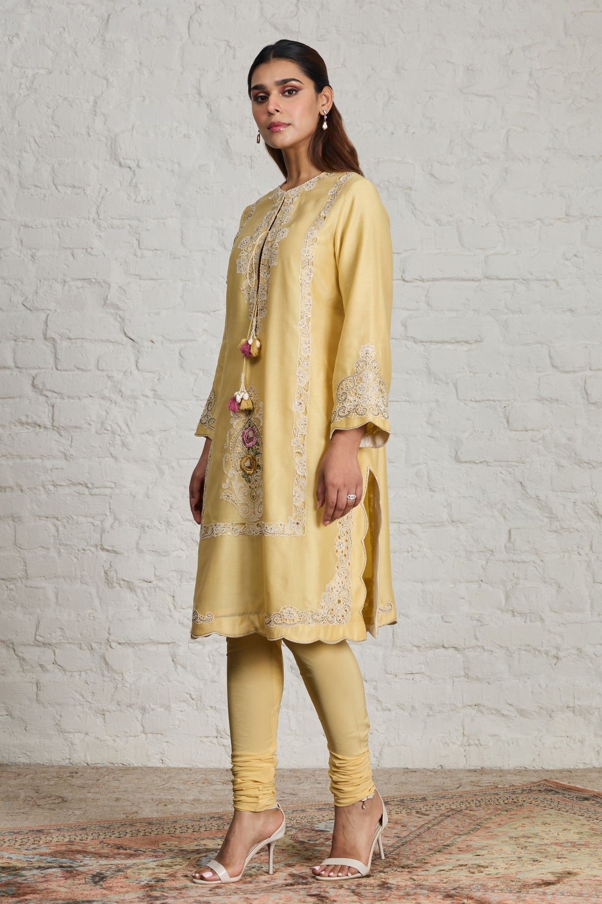 Butter Yellow Kurta Set