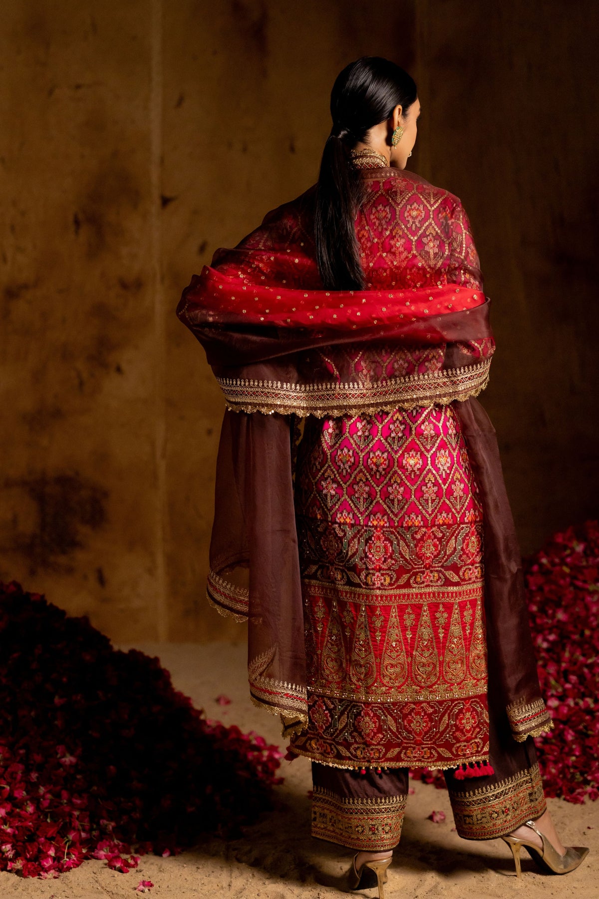 Nupur Patola Kurta Set