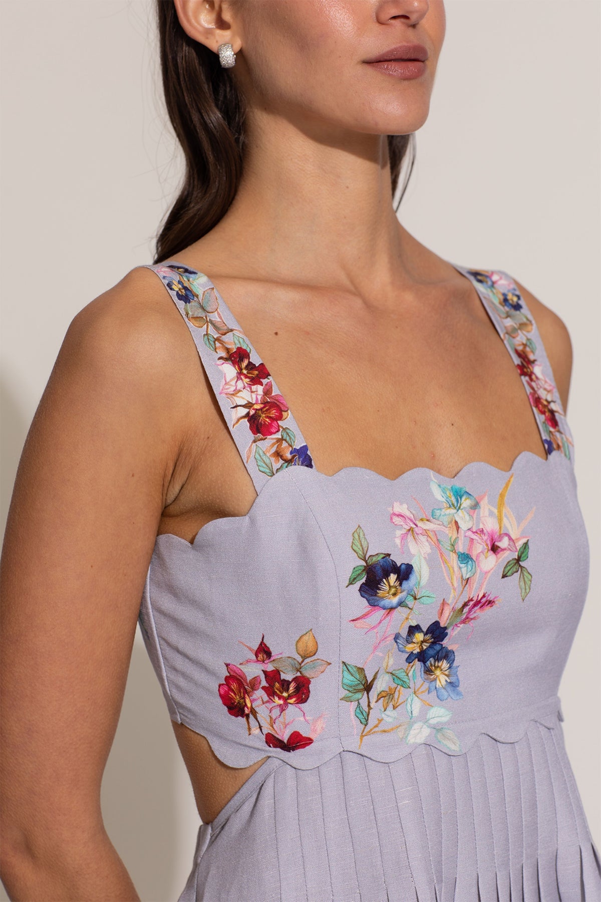Anaya Scalop Dress