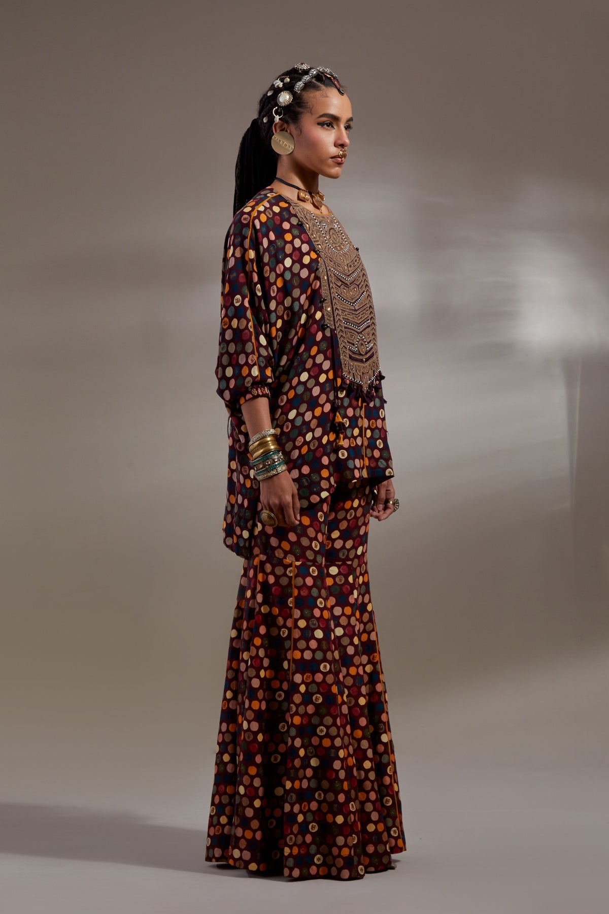 Kuru Trapeze Kurta Set