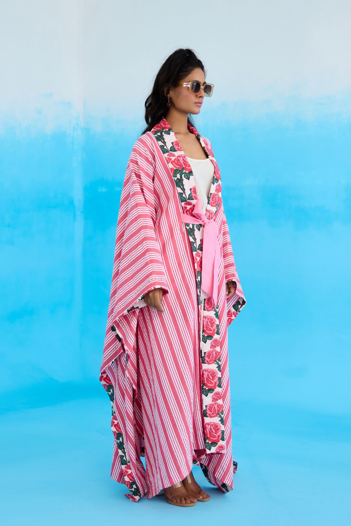 Pink Stripes Overgarment