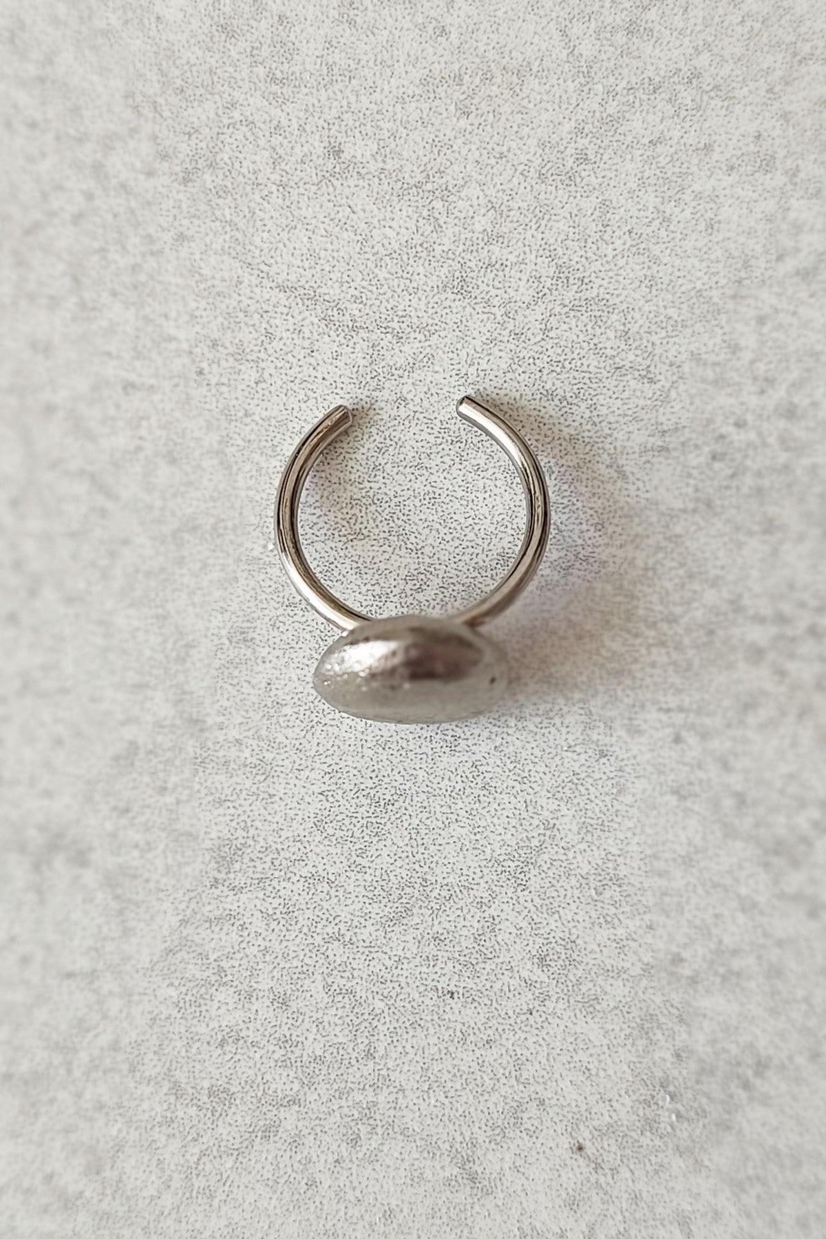 Drew Large Silver Ring