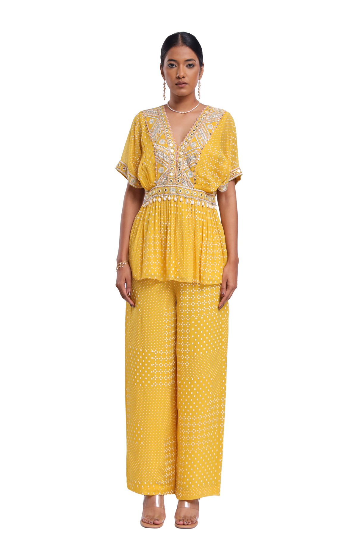 Yellow Asil Set