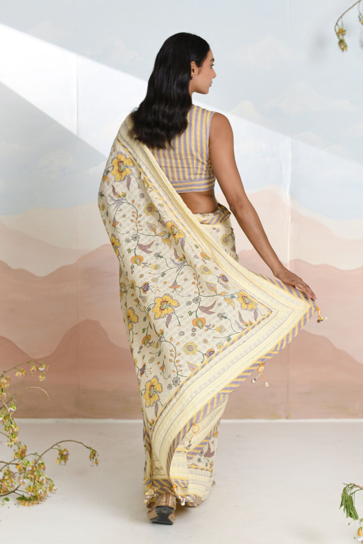 Bloomline Saree Set
