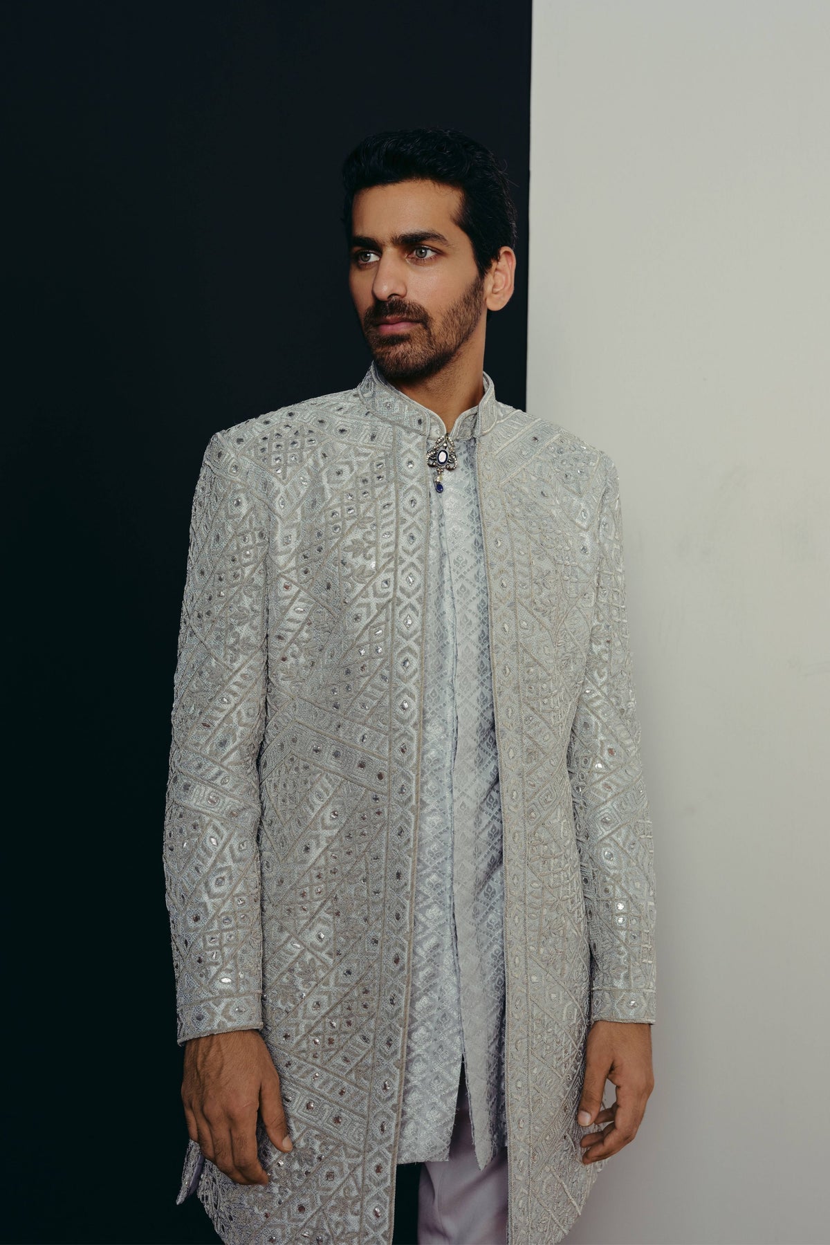 Aranya Achkan Set