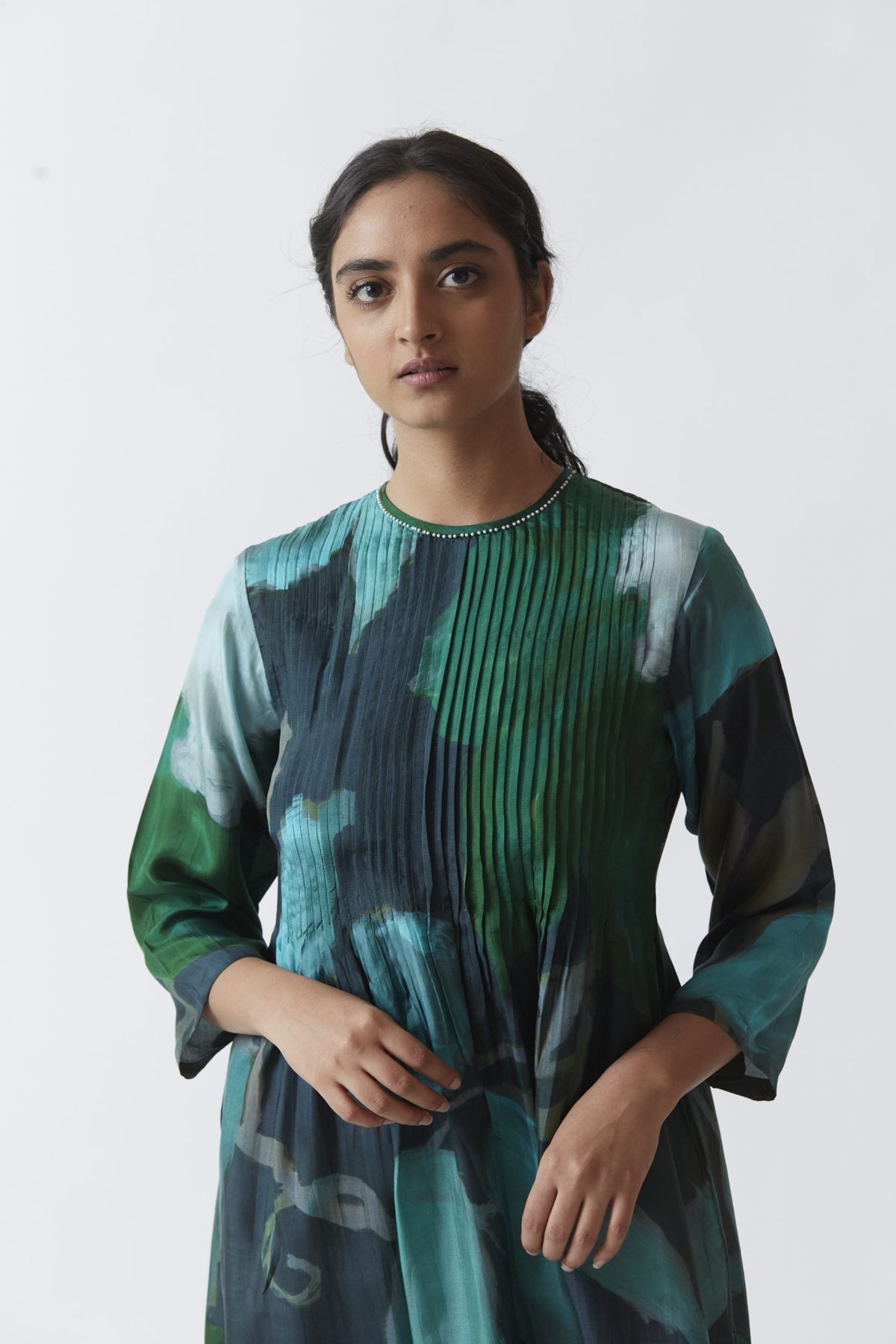 Emerald Silk Kurta Set