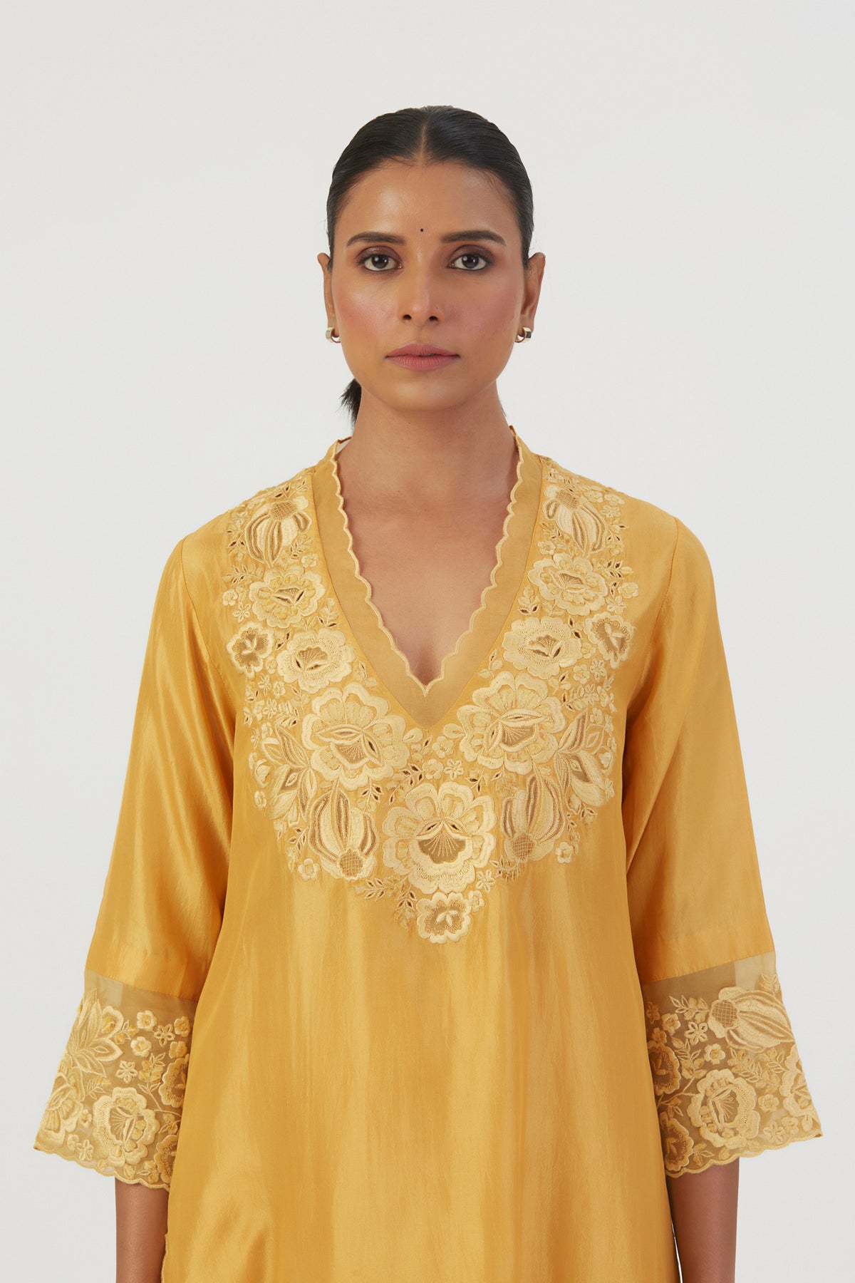 Yellow Isha Sharara Set