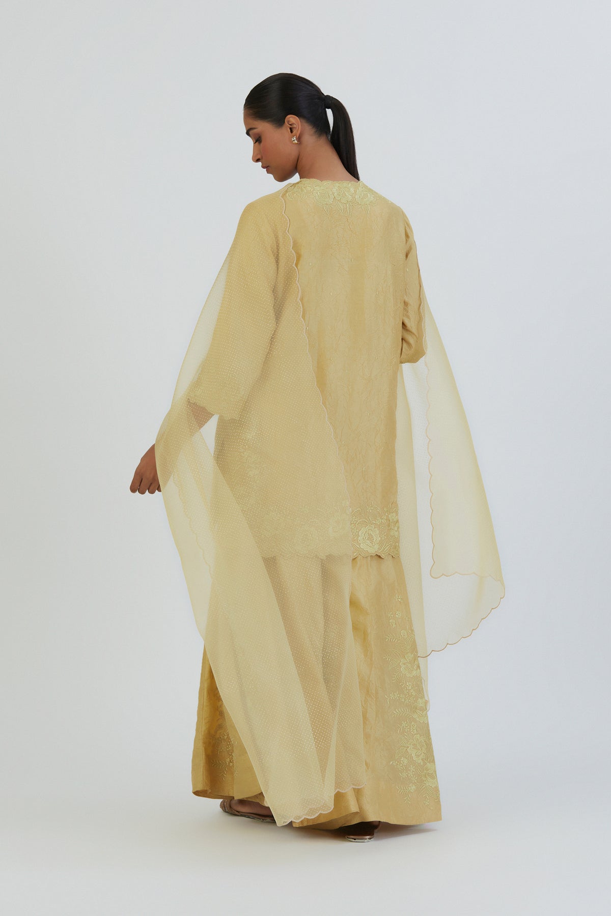 Light Yellow Ela Dupatta