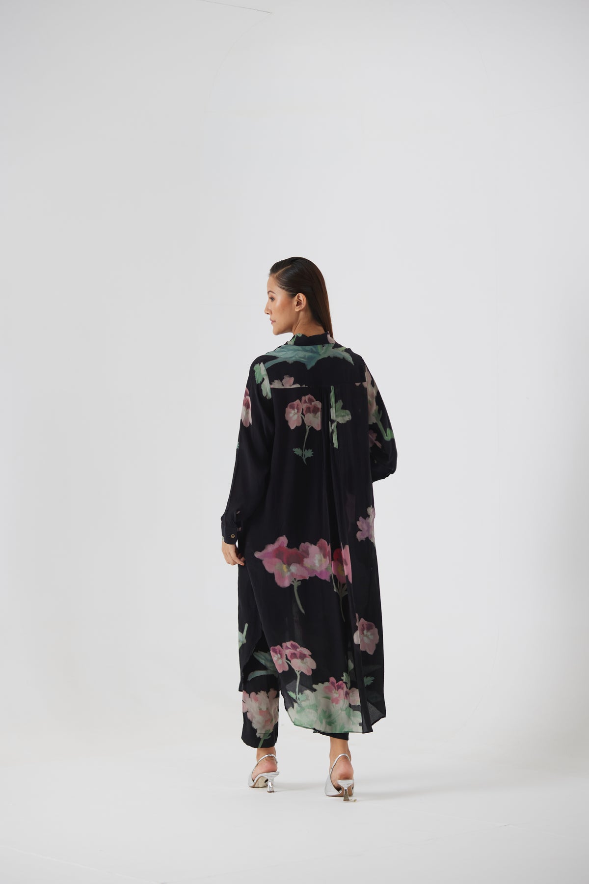 Juliet Black Wrap Kurta Set