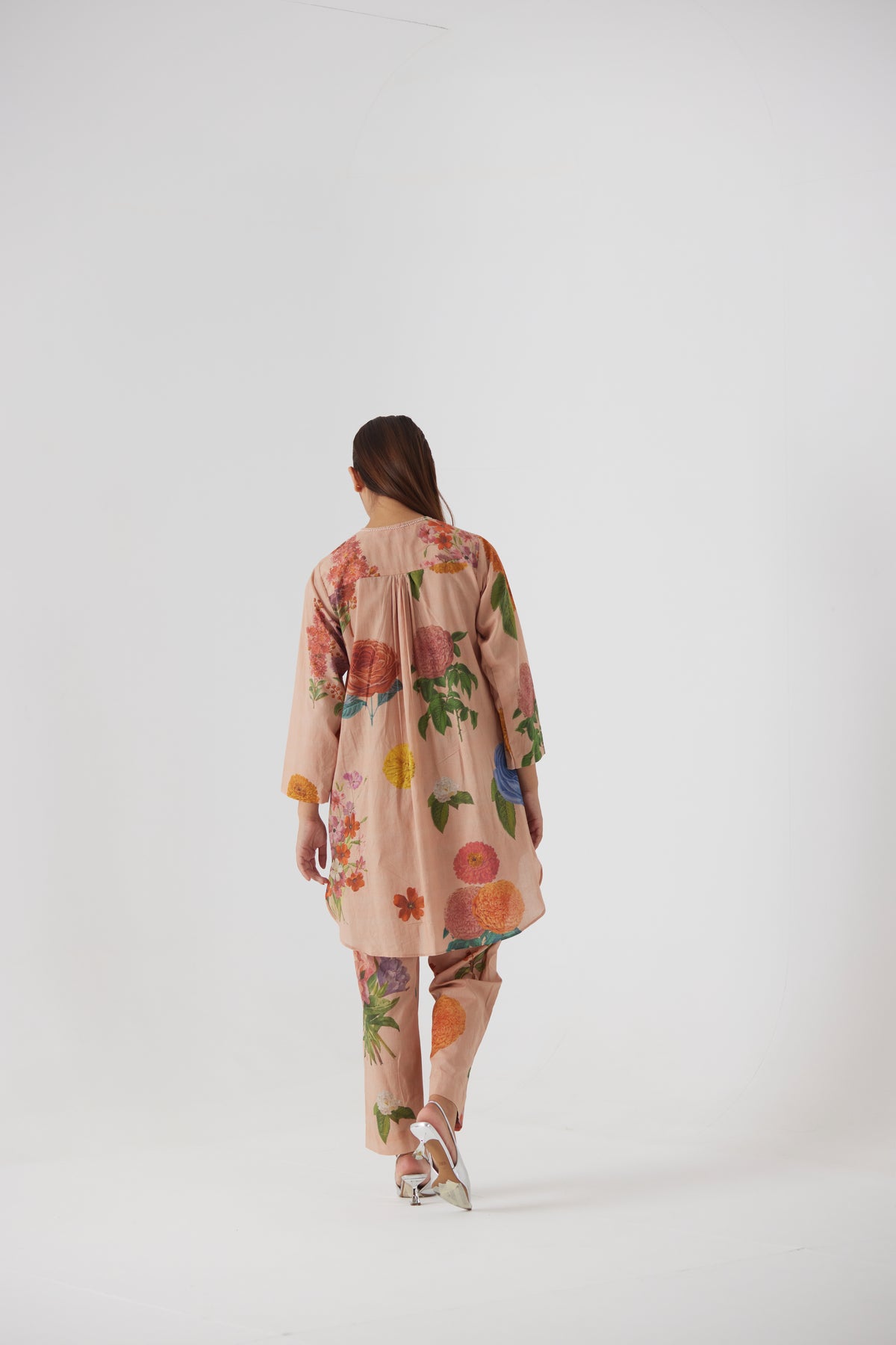 Vintage Garden Short Kurta Set