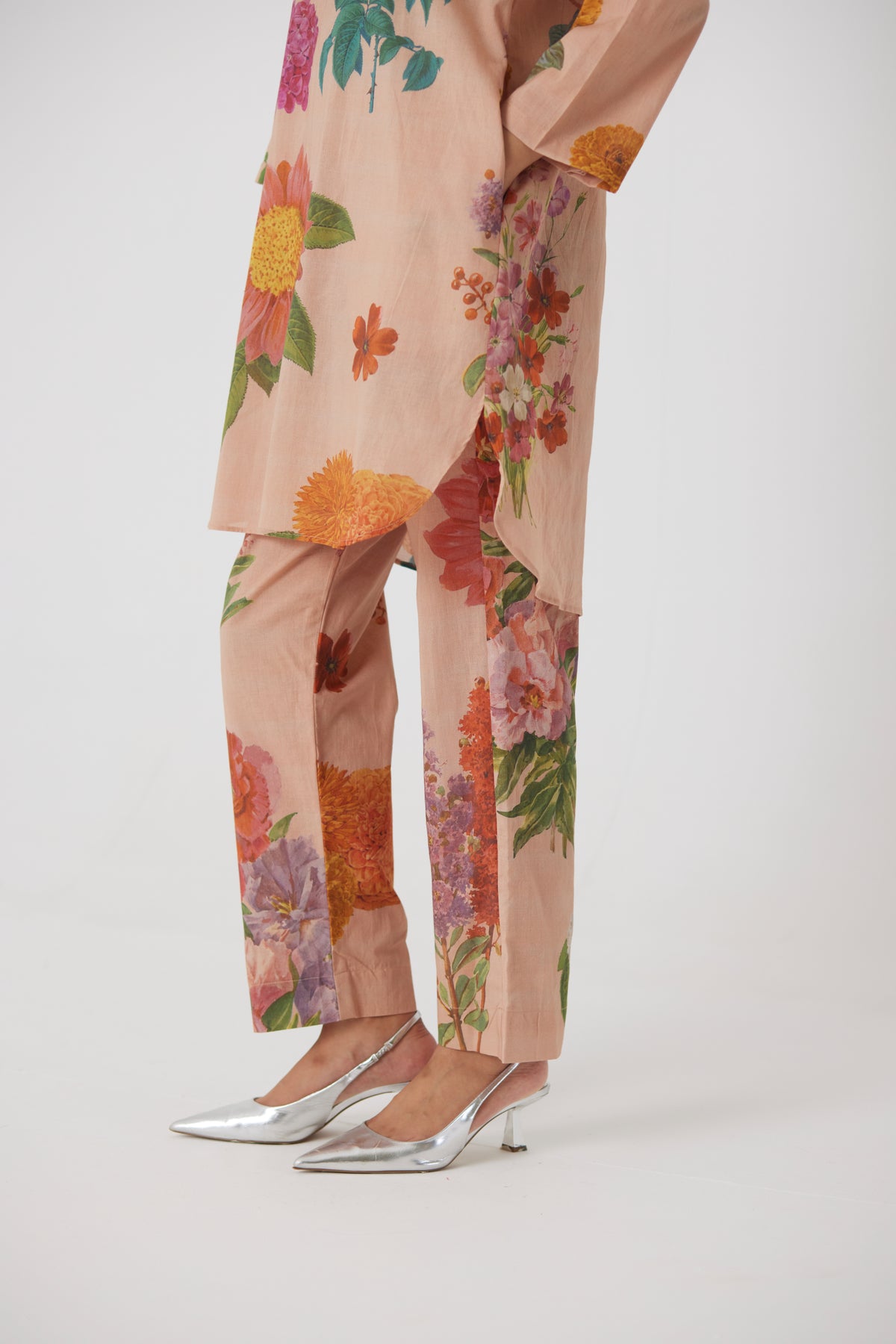 Vintage Garden Short Kurta Set
