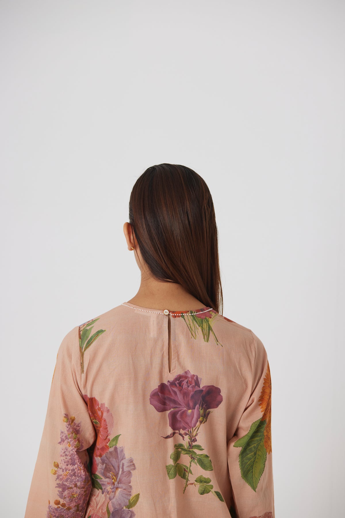 Vintage Garden Long Kurta Set