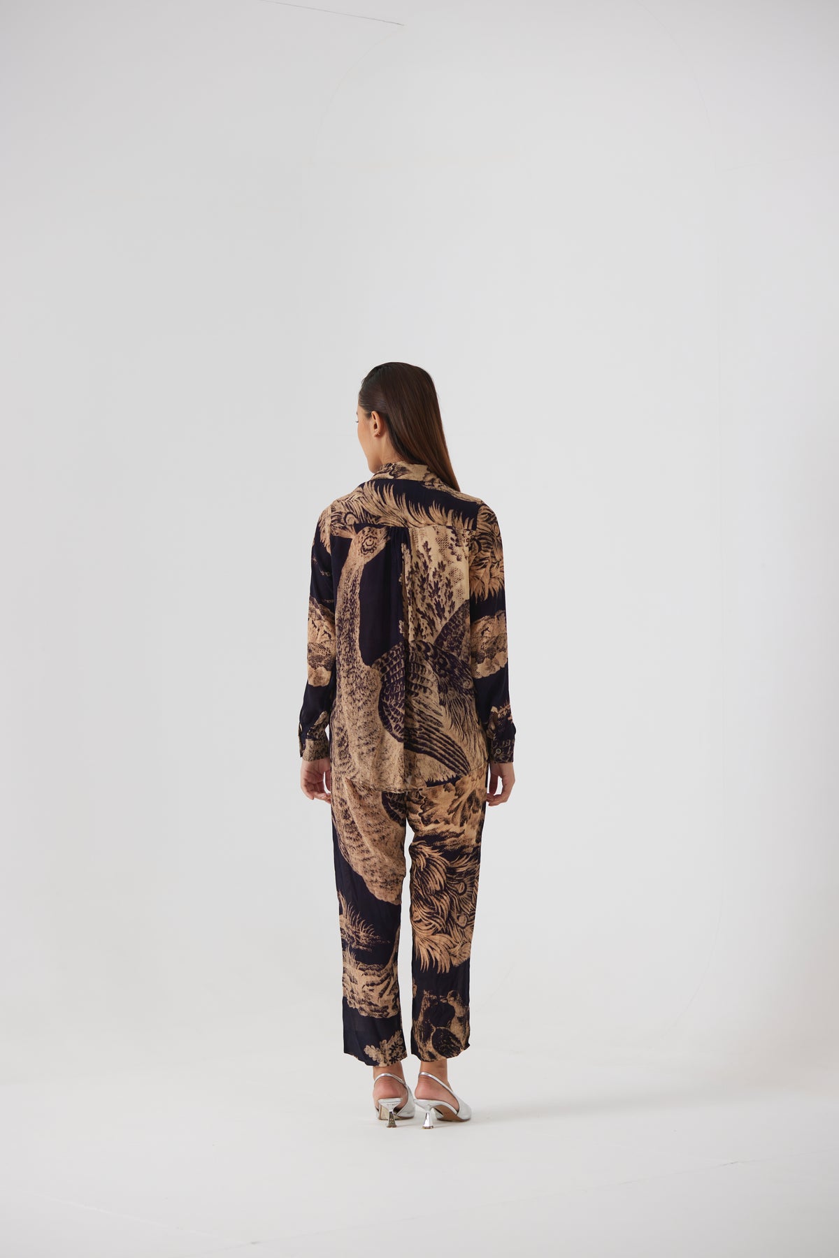 Navy Morni Co-ord Set