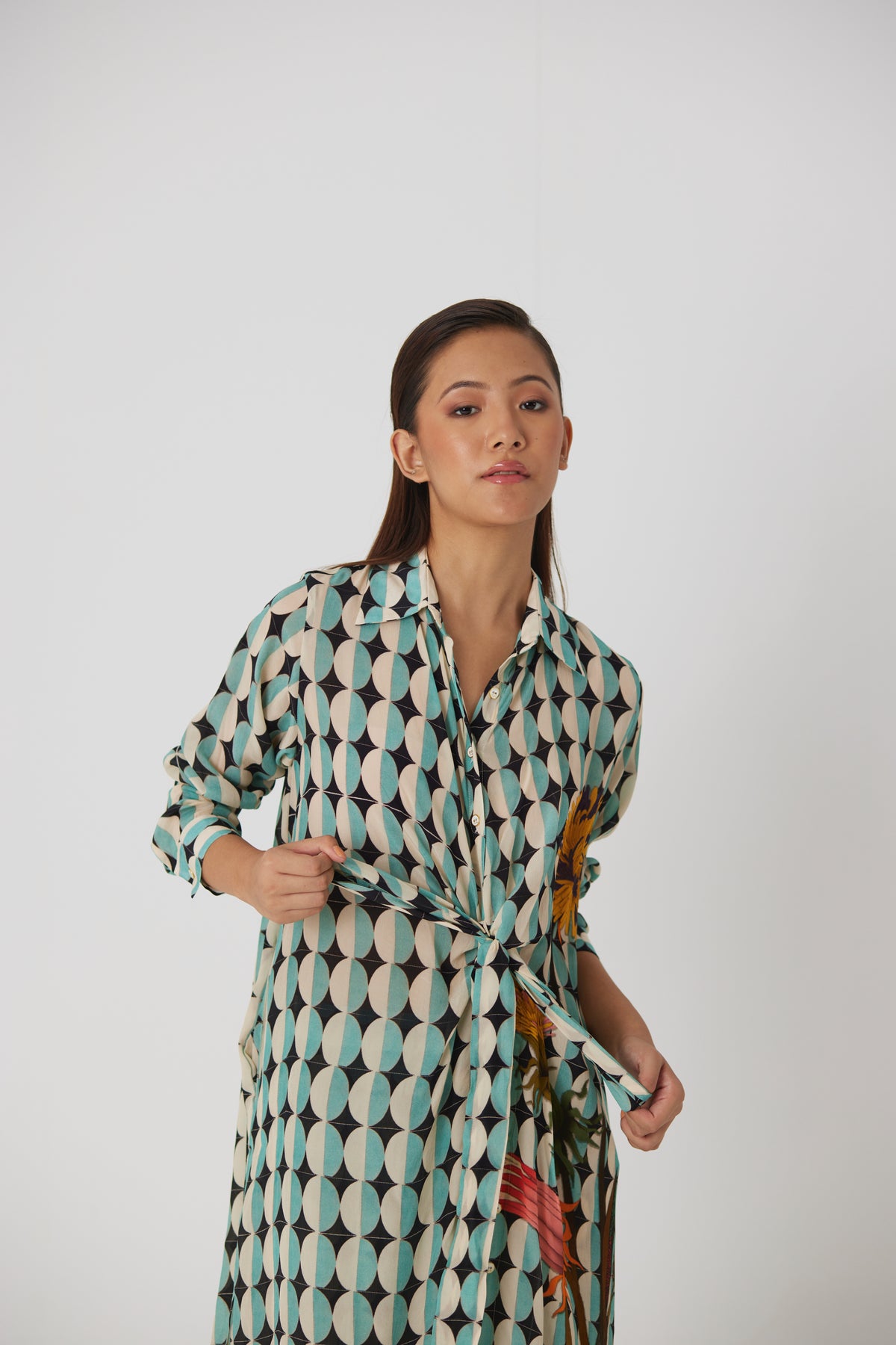 Gifu Wrap Kurta Set