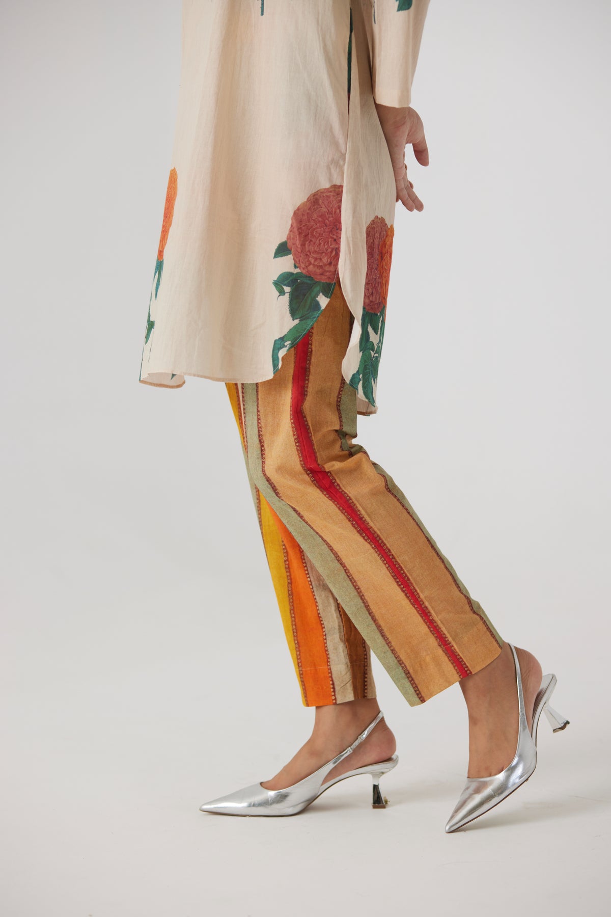 Marigold Solid Short Kurta Set