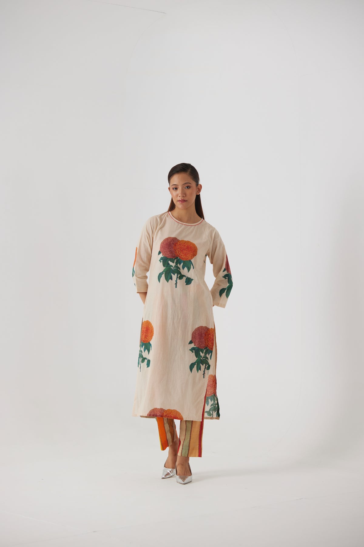 Marigold Long Kurta Set