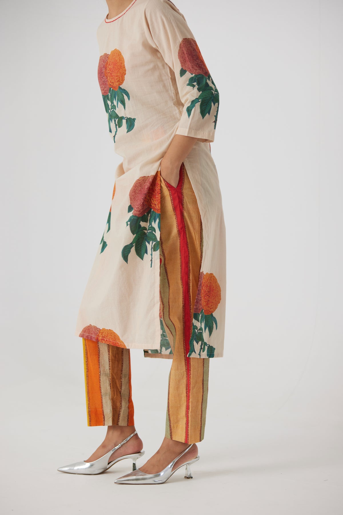 Marigold Long Kurta Set