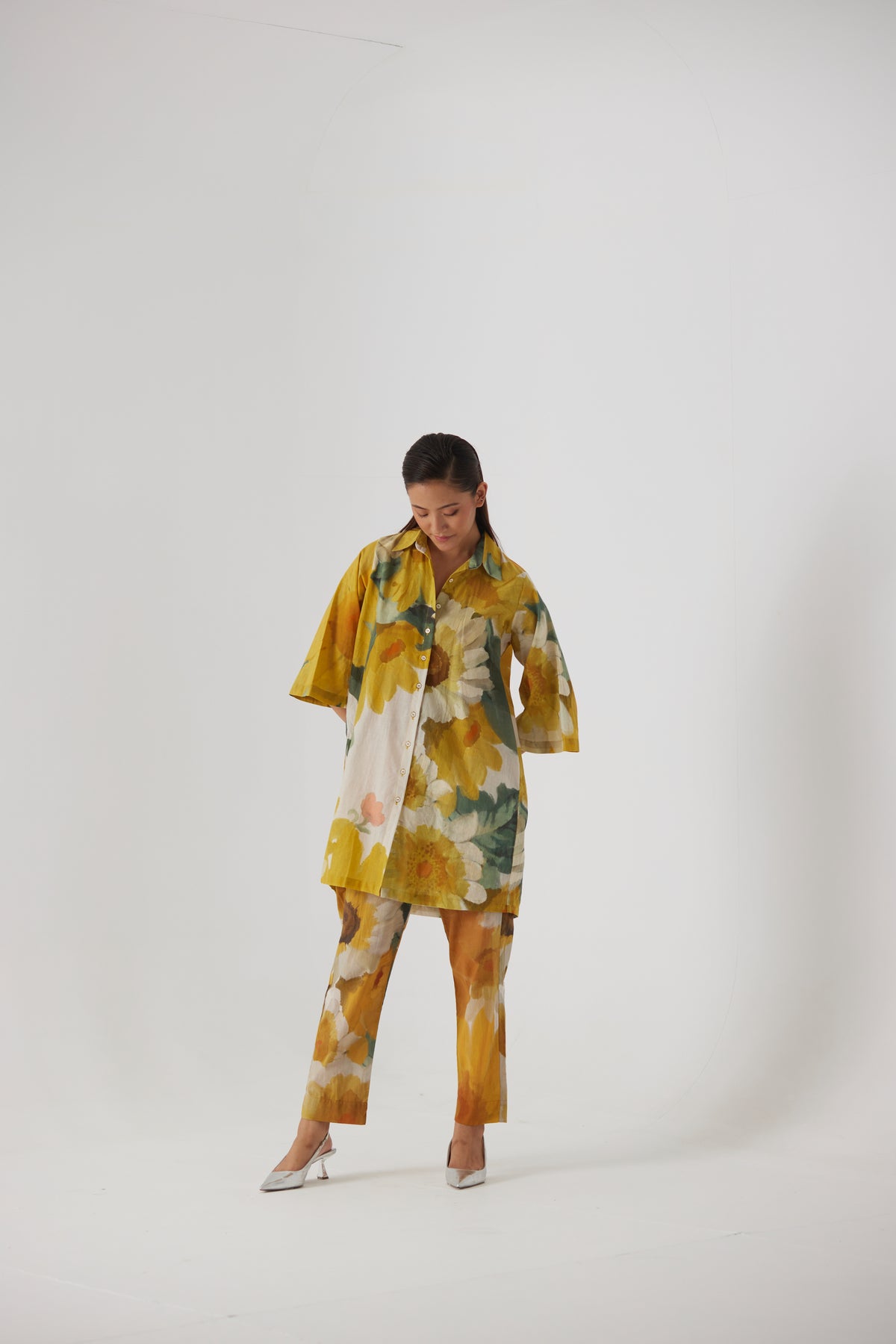 Mimosa Short Cotton Kurta Set