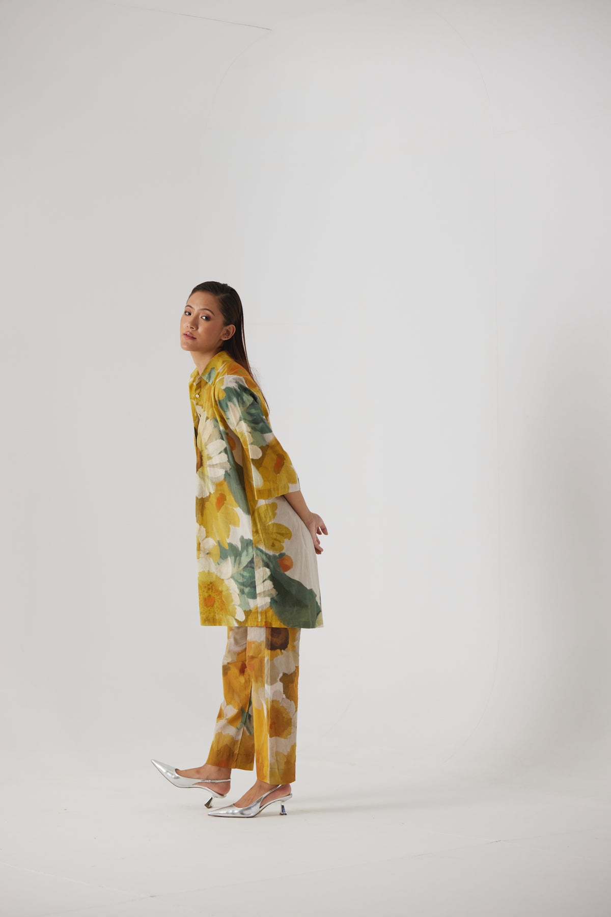 Mimosa Short Cotton Kurta Set