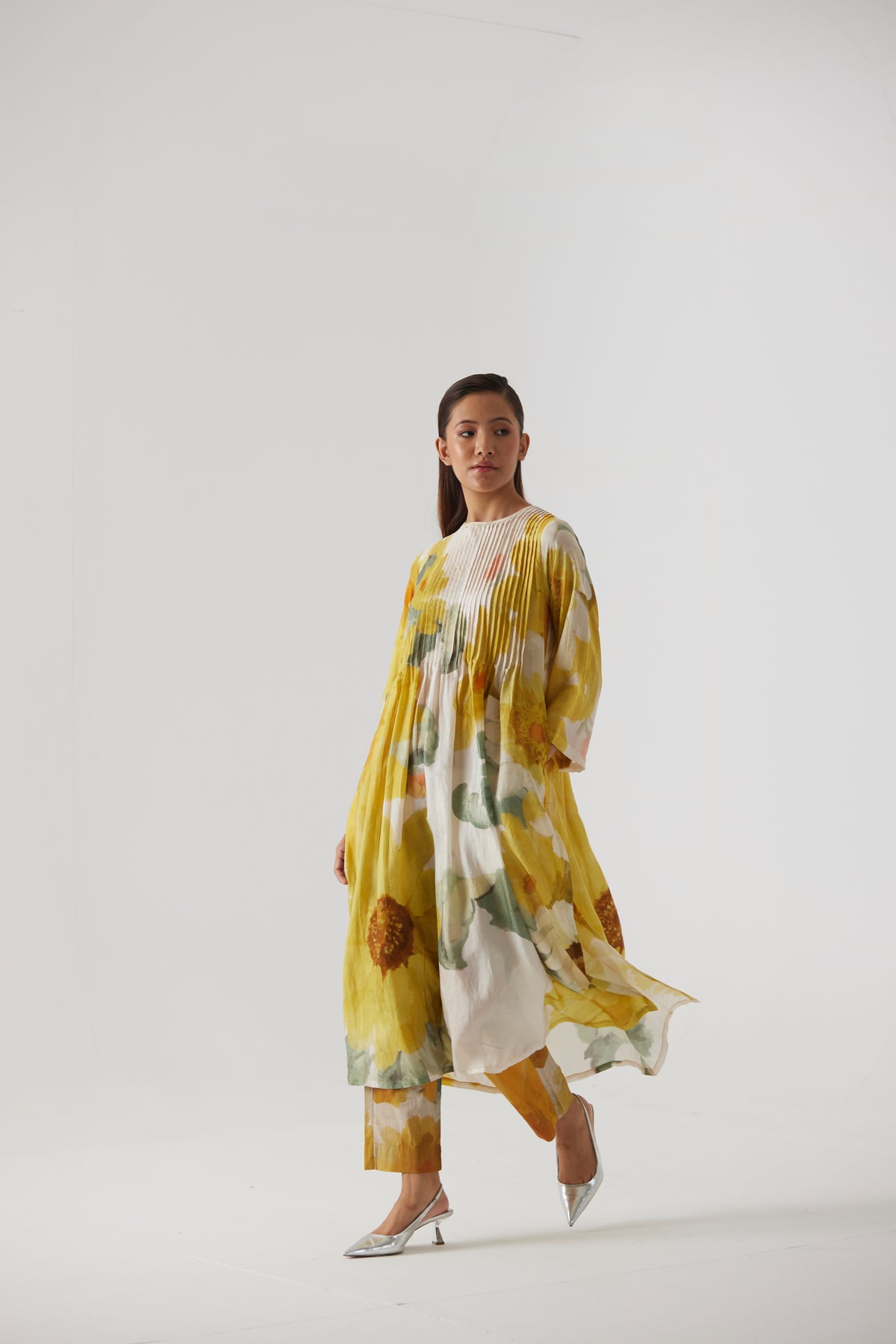 Mimosa Pintucks Kurta Set