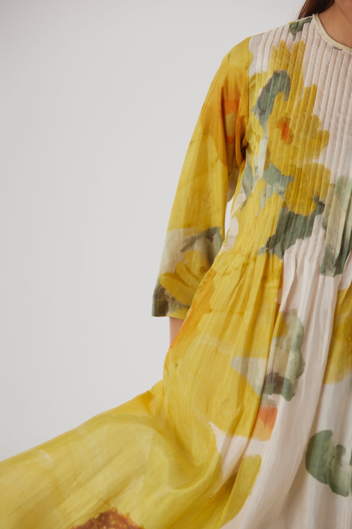 Mimosa Pintucks Kurta Set